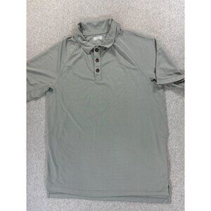 Duluth‎ Trading CoTrim Fit Short Sleeve Polo Shirt (Men's Large) Gray